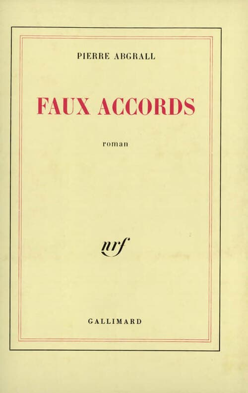Faux accords - Pierre Abgrall