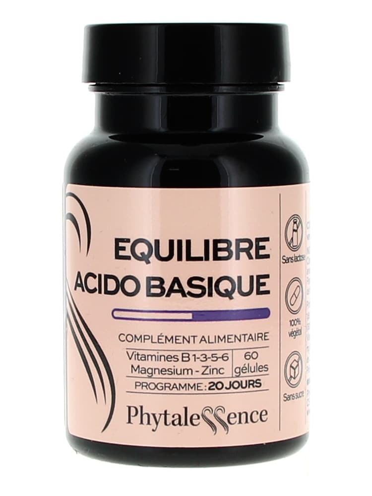 Phytalessence Équilibre Acido Basique - Complément Alimentaire - 60 Gélules