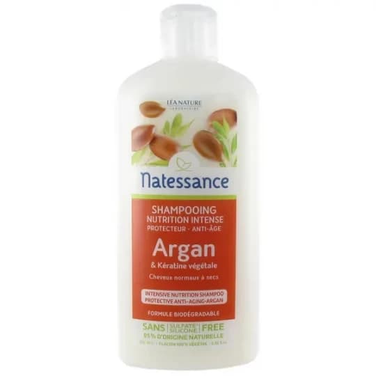 Natessance Shampooing Nutrition Intense Argan 250 ml