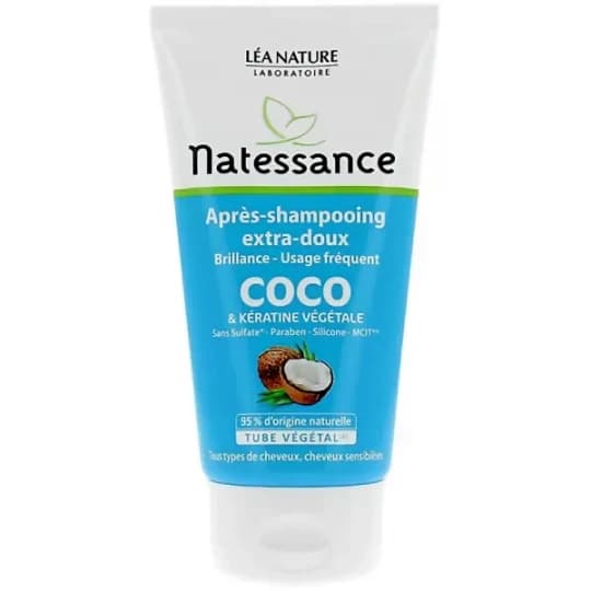 Natessance Après-Shampooing Extra-Doux Coco 150 ml