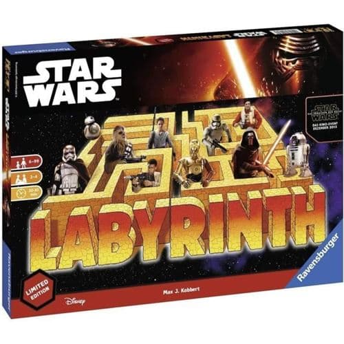 Jeu de Société - RAVENSBURGER - 82338 - Labyrinthe Star Wars - Édition Limitée - 2 joueurs ou plus